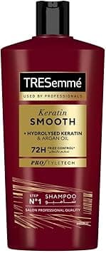TRESemme Keratin Smooth Shampoo with Argan Oil for Dry & Frizzy Hair 600ml on Amazon.ae - Price Tracker