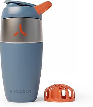 Promixx Pursuit Stainless Steel Shaker Bottle - 26oz Lightweight Metal Protein Mixer with Snap-Fit Agitator for Smooth Shakes - Leak-Proof Gym Shaker Cup for Fitness & Travel - Midnight Blue على Amazon.ae - متتبع الأسعار