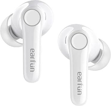 EarFun Air Pro 4 Adaptive Hybrid Noise Canceling Wireless Earbuds, Qualcomm Snapdragon Sound, aptX Lossless, 6 Mics AI CVC 8.0 Call, LDAC Hi-Res Audio, 52H Playtime,BT5.4,in-Ear Detection,Glossy White على Amazon.ae - متتبع الأسعار