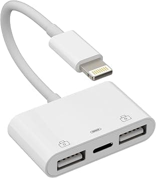 for Apple Certified Lightning Male to USB Female Adapter OTG and Charger Cable for for iPhone 11 12 13 14 pro max for iPad air A Camera Memory Stick Flash Drive Cord Converter Charging Splitter على Amazon.ae - متتبع الأسعار