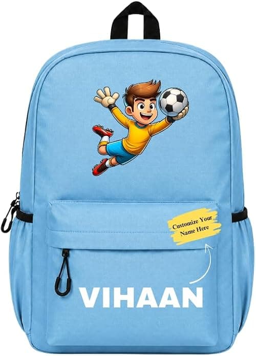 Custom Name Printed Boys School Backpack - Explorer Theme Kids School Bag on Amazon.ae - Price Tracker