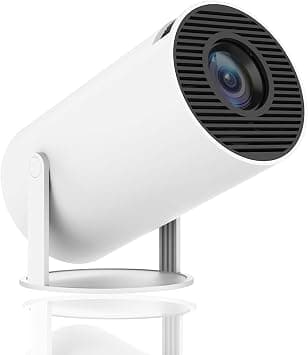 Toshionics Smart HD Projector with Android, 120 ANSI Lumens, 180° Rotatable Design 4K Portable Projector, WiFi & Bluetooth Projector, 130 Inches Display, Big screen Experience With 360 Sound on Amazon.ae - Price Tracker