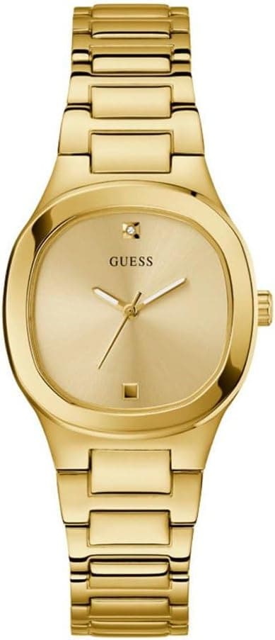 GUESS Women's 32mm Watch - Gold Tone Bracelet Champagne Dial Gold Tone Case on Amazon.ae - Price Tracker