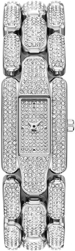 Michael Kors MK4922 Mini Hally Pave Stainless Steel Watch for Women, 21 mm Case Size, Silver on Amazon.ae - Price Tracker