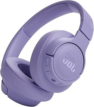 JBL Tune 720BT Wireless Over-Ear Headphones, Pure Bass Sound, Bluetooth 5.3, 76H Battery, Hands-Free Call, Multi-Point Connection, Foldable, Detachable Audio Cable - Purple, JBLT720BTPUR - Amazon.ae Price Tracker