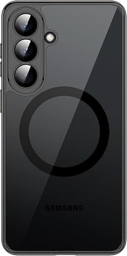 JETech Magnetic Case for Samsung Galaxy S26, Compatible with MagSafe, Camera Lens Full Protection, Shockproof Protective Phone Cover, Anti-Scratch Clear Back (Black) - Best Deal Finder