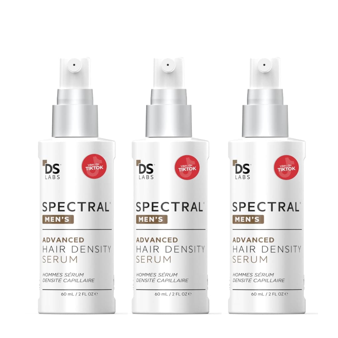 DS Labs Spectral Men’s Hair Density Serum (formerly Spectral.DNC-N) - Lightweight Leave-In for Fuller Looking, Thicker Looking Hair, Fast Absorbing, Non-Greasy, For All Hair Types, 60mL (3 Pack) on Amazon.ae - Price Tracker