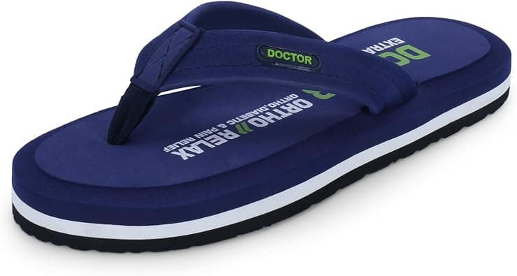 DOCTOR EXTRA SOFT Slipper for Men's || Diabetic & Comfortable || Skid Resistant || Lightweight || Comfortable Footbed || Memory Foam Bounce Back Technology || Flip-Flop & Sliders for Men D-32 on Amazon.ae - Price Tracker