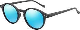 ZENOTTIC Polarized Sunglasses Retro Classic Round Retro Sunglasses UV400 Frame Men Women - Best Deal Finder