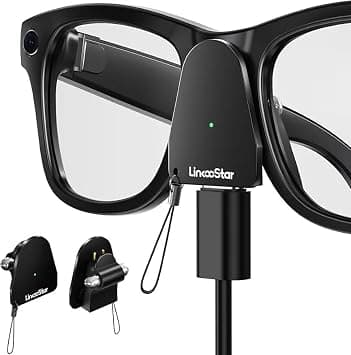 Charging adapter compatible with Ray-Ban Meta (Gen 1 and 2) Wayfarer/Skyler/Headliner and Oakley Meta HSTN glasses, portable charger connector with USB C port for smart lens accessories on Amazon.ae - Price Tracker