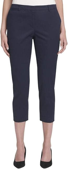 Tommy Hilfiger Women's Cropped Cotton Chino Trousers - Best Deal Finder