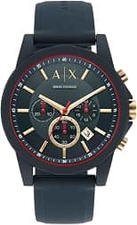 Armani Exchange Men's Three-Hand Date, Gunmetal-Tone Stainless Steel Watch, AX1833 - دليلك لأفضل العروض