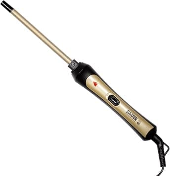 Bauer Professional 38860 Slimline Curling Wand/TourmaPro Styler/Curls for All Hair Types/Ultra Slim 9mm Barrel / 200° Heat / 360° Swivel Cord/Cool Touch Tip على Amazon.ae - متتبع الأسعار