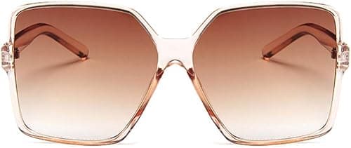 Dollger Oversized Square Sunglasses for Women Big Large Wide Fashion Shades for Men UV Protection Unisex on Amazon.ae - Price Tracker