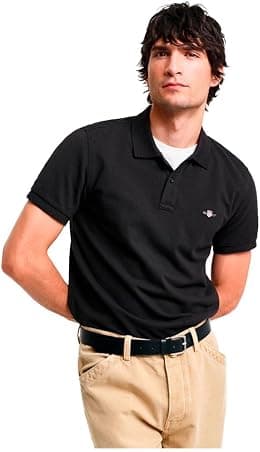 GANT Men 2220-110 Slim Fit Shield Pique Polo Shirt - Best Deal Finder