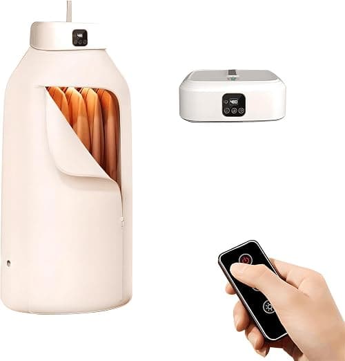 600W Portable Clothes Dryer, Portable Dryer for Laundry with Drying Bag & Timer, Electric Mini Dryer for Clothes for Travel Hotel Rv, Folding Clothes Dryer Machine for All Kinds Of Light Clothing on Amazon.ae - Price Tracker
