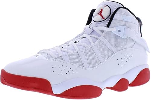 Nike Jordan Men's 6 Rings Basketball Shoes 322992-012 White/University Red 8.5 on Amazon.ae - Price Tracker