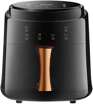 Digital Air Fryer, 10L Large Capacity, Black with Gold Accent, LED Touch Display, Multiple Cooking Presets, Smart Kitchen Appliance on Amazon.ae - Price Tracker