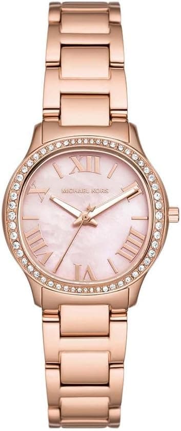 Michael Kors MK4823 Mini Sage Pave Wrist Watch for Women, 31 mm Case Diameter, Rose Gold on Amazon.ae - Price Tracker
