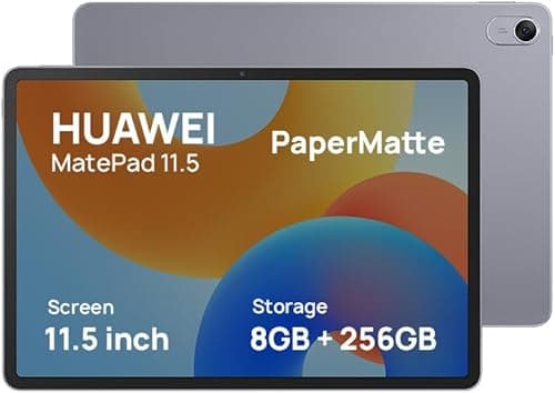 HUAWEI MatePad 11.5 (2026) Tablet, 11.5-inch 2.2K FullView, PaperMatte Display, 8GB+256GB, 7700 mAh Battery, Camera 13MP, Wifi, HUAWEI Notes, Gray + M-Pen Lite (FOC) on Amazon.ae - Price Tracker