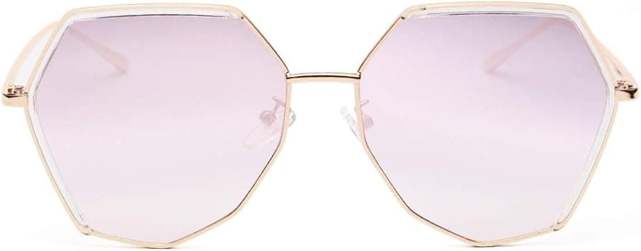UV Sunglasses Polygonal Shape Diamond Party for Pickings Images Fashion Accessories Sunglasses for Women (Color : Pink) on Amazon.ae - Price Tracker