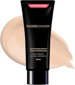 Faces Canada Weightless Matte Finish Foundation, Mini - 15 ml,Beige 03 (Beige) on Amazon.ae - Price Tracker