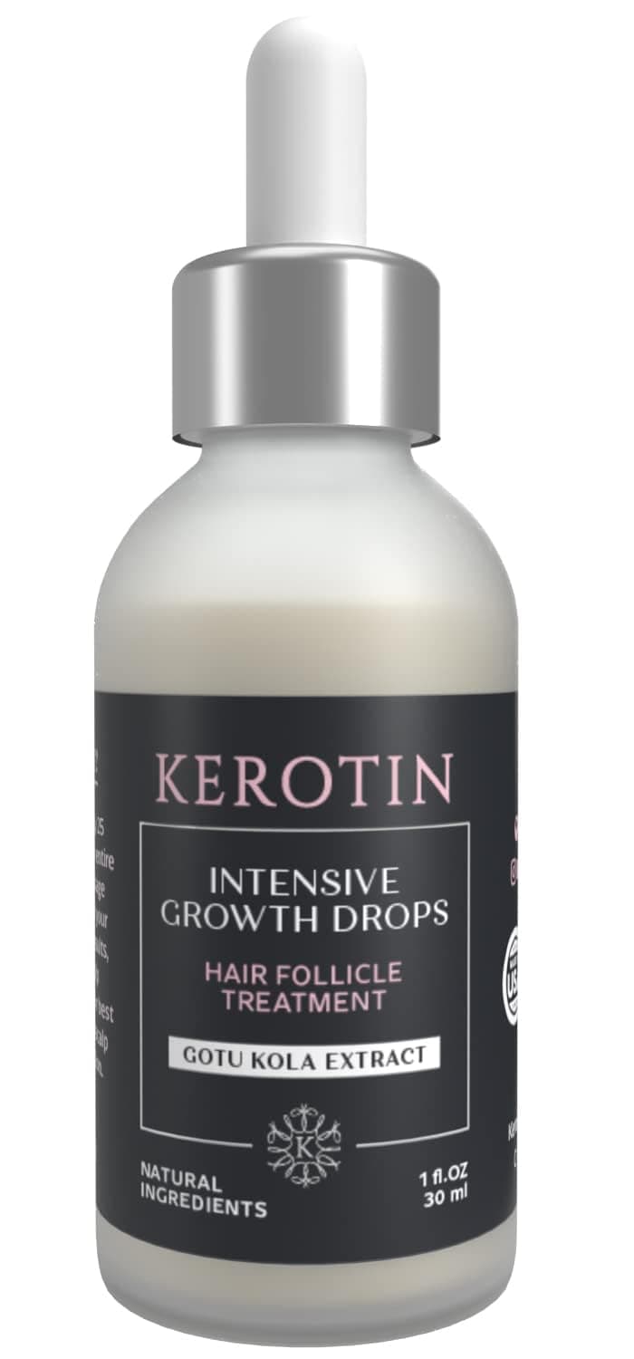 K Kerotin Hair Growth Serum - Intensive Drops Treatment Boost Natural And Healthy Growth, Increase Density, Reduce Loss Promotes Longer Thicker on Amazon.ae - Price Tracker