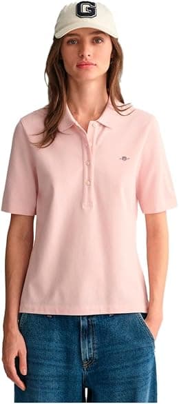 GANT Women 4202231-GAN-670-GAN Shield Pique Polo Shirt - Best Deal Finder