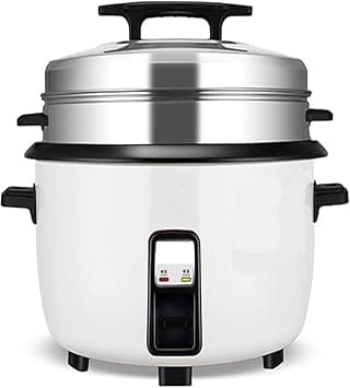 8L Commercial Rice Cooker with SS Lid & Basket – Non-Stick Pot, Cook & Warm Function – Millet, Grains, Steamer – SC-1300 on Amazon.ae - Price Tracker