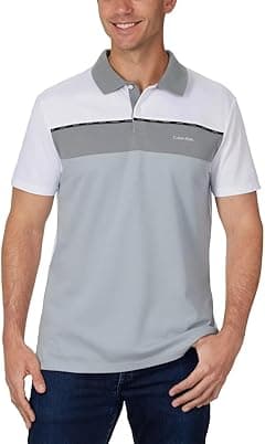 Calvin Klein Men’s Classic Fit Polo 2-Button Placket - Amazon.ae Price Tracker