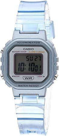Casio Women's Watch - LA-20WHS-2ADF Clear Dial, Blue Band on Amazon.ae - Price Tracker