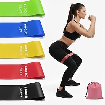 Resistance Bands for Working Out, Exercise Bands Resistance Bands Set with 5 Resistance Levels, Multi-Colored Workout Bands for Indoor and Outdoor Fitness, Leg Strength Training, Rehab, Yoga - Amazon.ae Price Tracker
