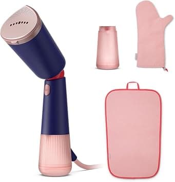 Philips STH 5030/20 Handheld Garment Steamer, Two Water Tanks Glove Pouch & Mat Included, Hand Baggage Friendly Design, Adjustable Head for Horizontal & Vertical Steaming- No Burns Guaranteed على Amazon.ae - متتبع الأسعار