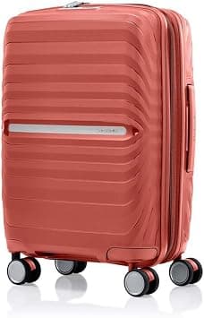 Samsonite Octolite Neo Suitcase Cabin Size 55 cm / 20 inch, 4 Spinner Wheels, Polypropylene, Coral|TSA Lock|Expandable|Anti-Theft Secuirty Zipper|Inner Mesh Pocket - 3 Years Global Warranty on Amazon.ae - Price Tracker