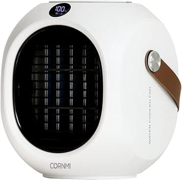 fan Rechargeable Portable Air Conditioning Fan, Large Capacity Water Tank, 4000mAh, With Home Silent Fog Cooling Device على Amazon.ae - متتبع الأسعار