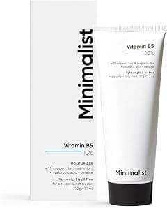 Minimalist 10% Vitamin B5 Gel Face Moisturizer For Oily Skin | Oil-free | Fast Absorbing | Non sticky | Fragrance Free | 50 g - Amazon.ae Price Tracker