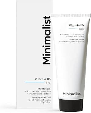Minimalist 10% Vitamin B5 Gel Face Moisturizer For Oily Skin | Oil-free | Fast Absorbing | Non sticky | Fragrance Free | 50 g - Amazon.ae Price Tracker
