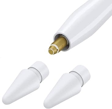 REEYEAR Replacement Tips Compatible with Apple Pencil 2 Gen iPad Pro Pencil - Apple Pencil iPencil Nib for iPad Apple Pencil 1 st/Pencil 2 Gen White 2 Pack - Best Deal Finder