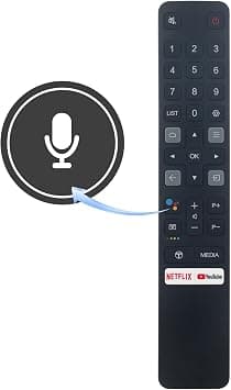 06-BTZNYY-ARC901V Replace Remote Control -RC901V FMR1 Remote Replacement for TCL Smart TV 50C725 55C725 65C725 75C725 55C727 65C727 75C727 55C825 65C825 75C825 85C825 98C735 43P725 50P725 55P72565P725 - متتبع أسعار Amazon.sa