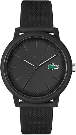 Lacoste Analogue Quartz Watch for Men or Women from The Lacoste.12.12. Collection, Featuring a Stylish Silicone Bracelet with Petit Piqué Texture - دليلك لأفضل العروض