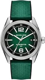 Michael Kors Accelerator 2 Uhr für Herren, Quarz-Dreizeigerwerk mit Stoffarmband - دليلك لأفضل العروض