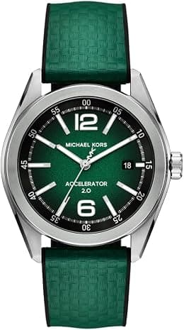Michael Kors Accelerator 2 Uhr für Herren, Quarz-Dreizeigerwerk mit Stoffarmband - دليلك لأفضل العروض
