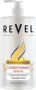 Revel Hair Care Anti Hair Fall Keratin Conditioner 1000ml, For Hairs, Reduces Hair Breakage, Splitting, Improves Shine & Softness on Amazon.ae - Price Tracker