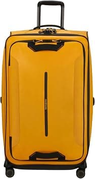 Samsonite Ecodiver Suitcase Check-In Size 79 cm, 4 Spinner Wheels, 100% RPET, Yellow|ID Tag|Front Pocket|TSA Lock|Water Resistant Material|Fleece Pocket - 3 Years International Warranty على Amazon.ae - متتبع الأسعار