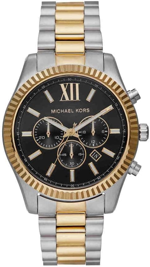 Michael Kors Lexington Watch für Herren, 44mm Quarz-Chronographenwerk mit Edelstahlarmband on Amazon.ae - Price Tracker