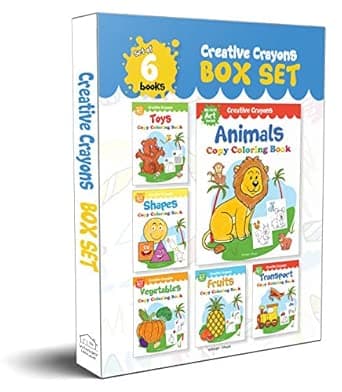 Creative Crayons Super Pack : My First Art Series - A Pack Of 6 Crayon Copy Colour Books on Amazon.ae - Price Tracker