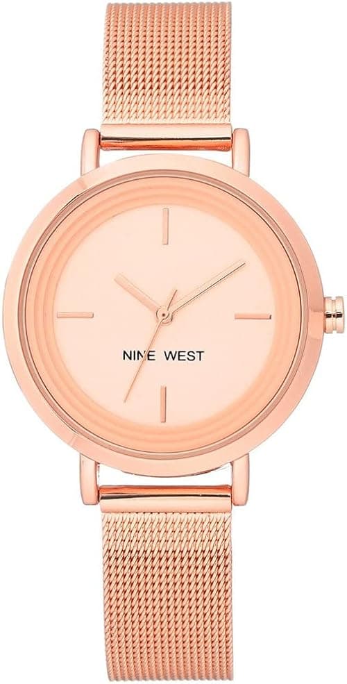 Nine West Women's Mesh Bracelet Watch on Amazon.ae - Price Tracker
