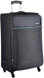 American Tourister Jamaica Soft Small Cabin Luggage Travel Trolley bag , Black , 58cm - Best Deal Finder