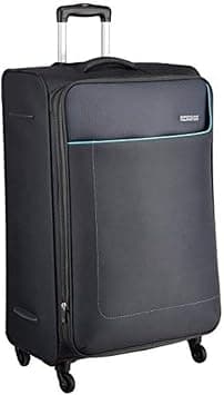 American Tourister Jamaica Soft Cabin Luggage Travel Trolley bag, Black, 58cm on Amazon - Best Deal Finder