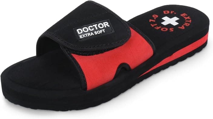 DOCTOR EXTRA SOFT Women's Orthopaedic and Diabetic Adjustable Strap Comfort Dr Sliders Flipflops and House Slipper's Girls Slides OR-D-52 on Amazon.ae - Price Tracker
